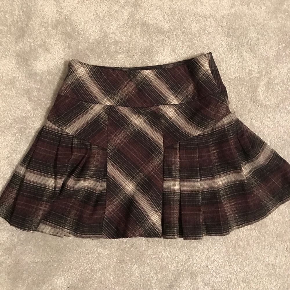 Wool blend skirt